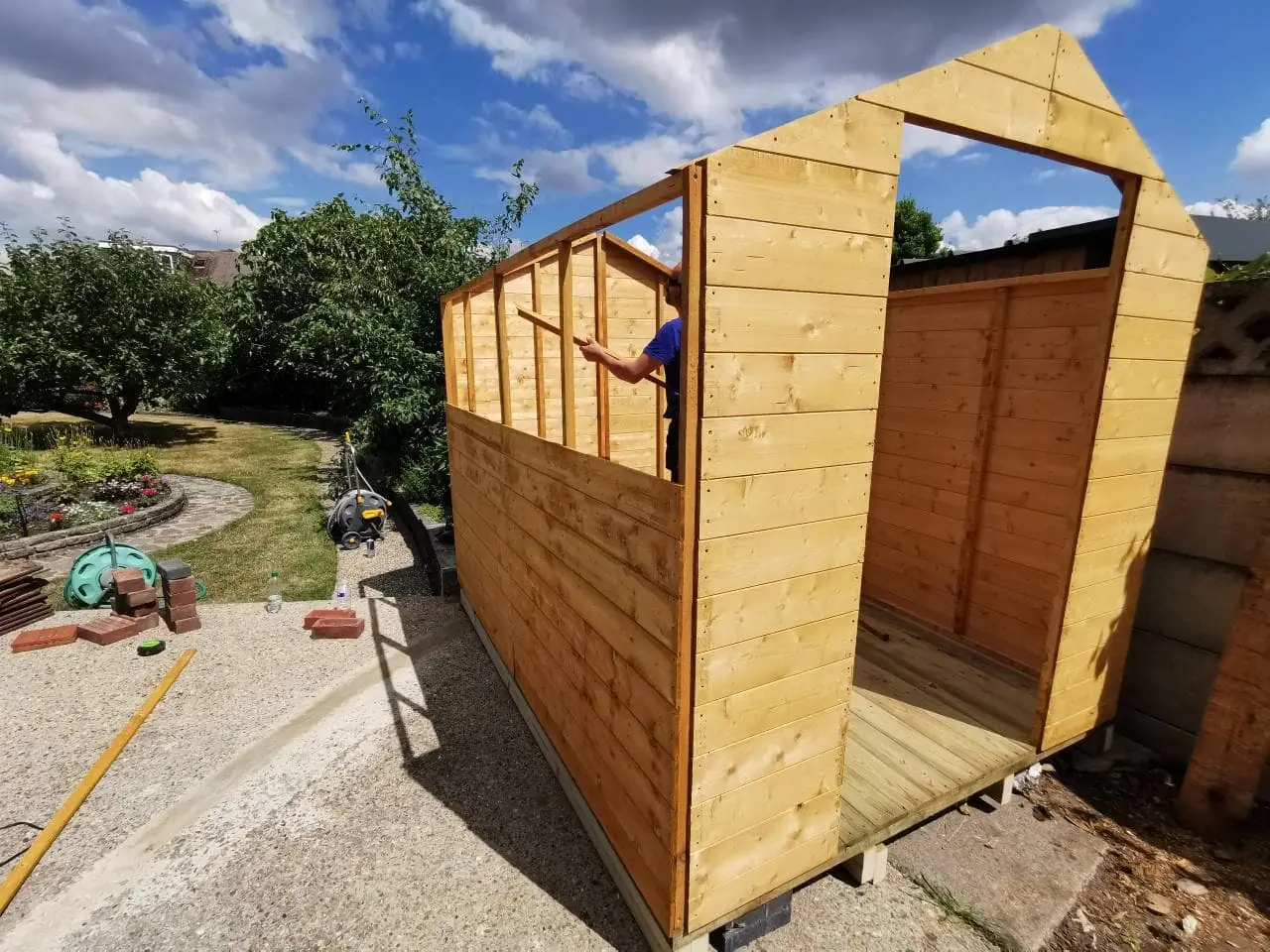 Rear traditional Wood shed - Southgate — image 1