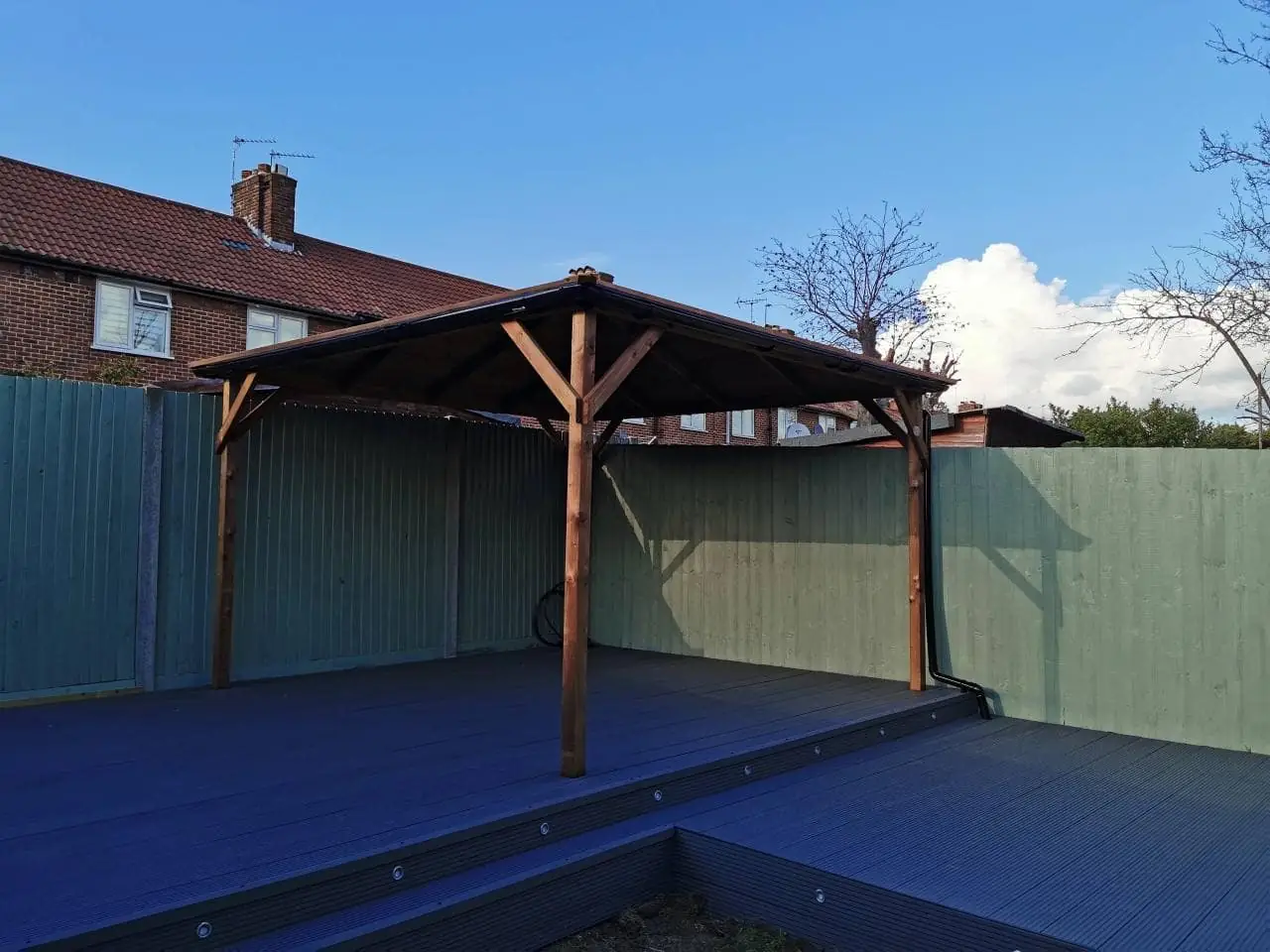 Composite Decking/Pogola Installation - North London — image 1